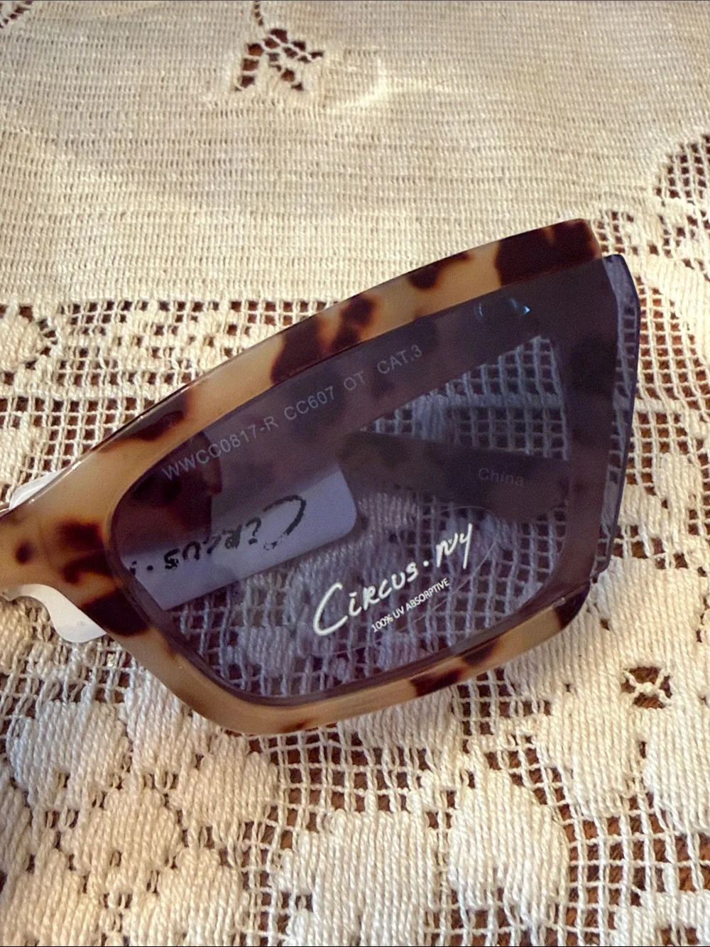 Circus NY Sam Edelman Tortoiseshell Cat Eye Sunglasses Smoke Gradient Lenses NWT